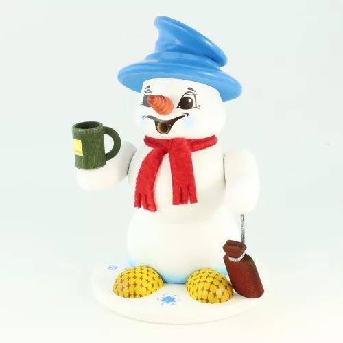 Schneemann Sigi Schlafmütze - weiß