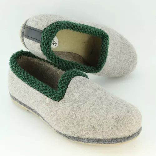 Filzschuhe Hoch grau Größe 44