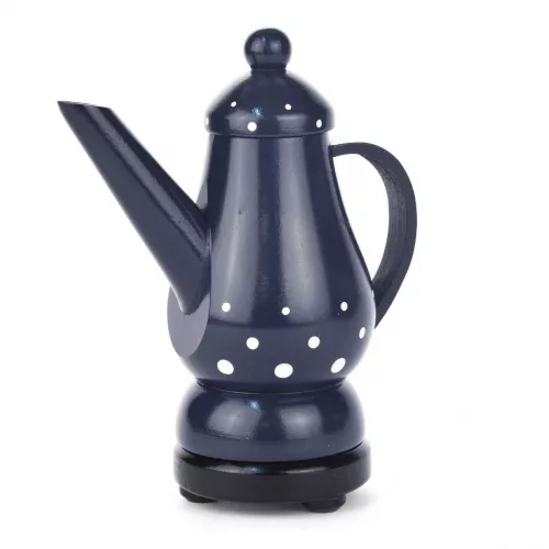 Räucherfigur Kaffeekanne in blau