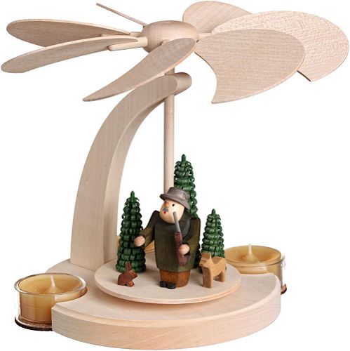 Seiffener Volkskunst Bogenpyramide klein Waldmotiv