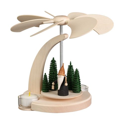 Seiffener Volkskunst Bogenpyramide klein Bergwichtel