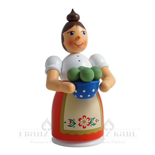Franz Karl Rauchfrau mit Schürze und Klößen