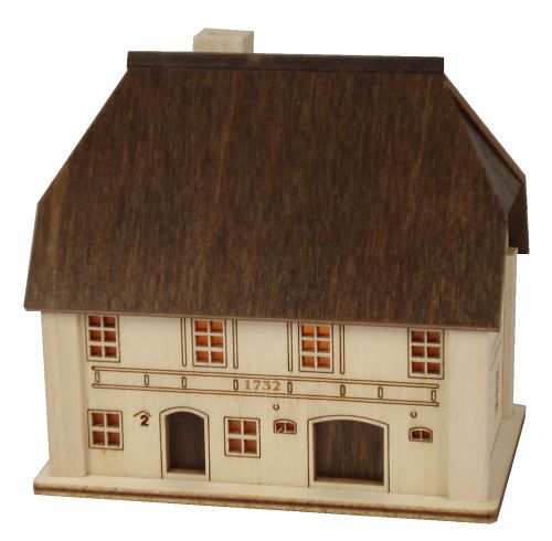 Lichterhaus Bauernhaus, Höhe: 9,5 cm