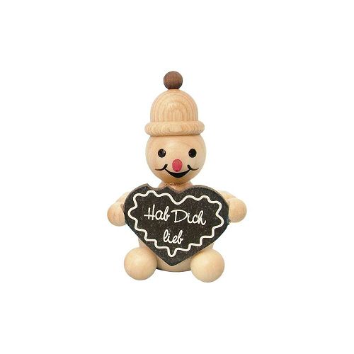 Schneemann Junior mit Lebkuchenherz