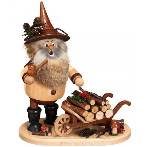 DWU Räuchermann Waldwichtel mit Schiebock