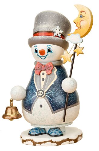 Hubrig Räuchermann Wichtel - Schneemann Mondwächter