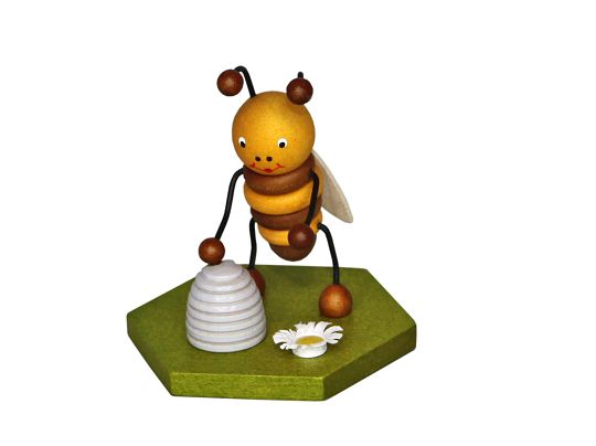 Zenker Sammelfigur Biene mit Bienenkorb