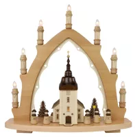 Leuchterbogen,7-flg.Dorfkirche Fig. natur