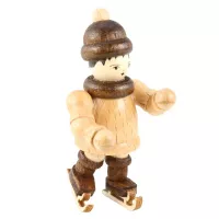 Winter-Eisläufer Junge