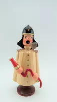 Räuchermann Feuerwehrmann, natur
