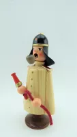 Räuchermann Feuerwehrmann, natur