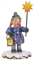 Hubrig Winterkinder Mädchen mit Stern u Laterne
