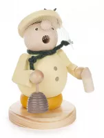 Räuchermann Imker Willy mit Bienenkorb