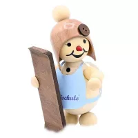 Schneemann Schneemädchen Skianfänger Snowboard