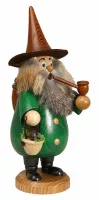 DWU Räuchermann Wurzelzwerg Pilzsammler, grün