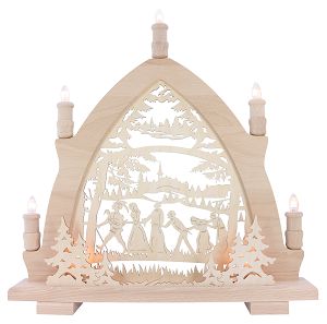 Leuchterbogen Goldene Gans 5-flammig