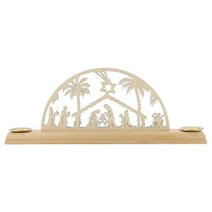 Kerzenständer Krippe 2-flammig