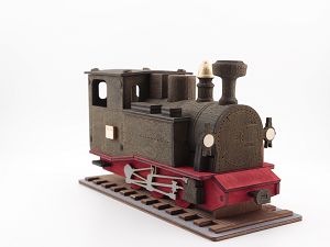 Räucherlok, Fichtelbergbahn schwarz