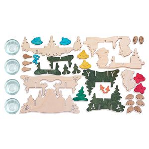 Bastelsatz Teelichthalter mit 3 Vögeln