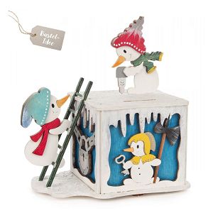 Bastelsatz Spardose Schneemann