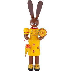 Hasenfrau groß, gelb