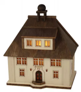 Lichterhaus Rathaus, Höhe: 9,5 cm