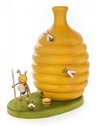 Bienenstock groß mit Räucherfunktion -dregeno exklusiv-