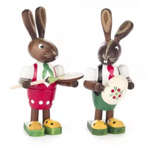 Osterhase Mann und Frau, Eiermaler