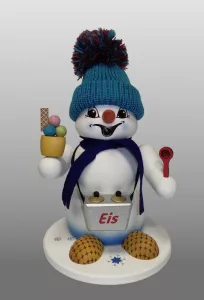 Schneemann Sigi Eisverkäufer