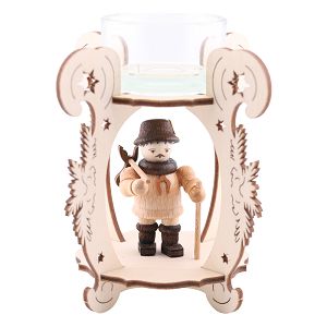 Teelichtständer Waldfigur Wanderer