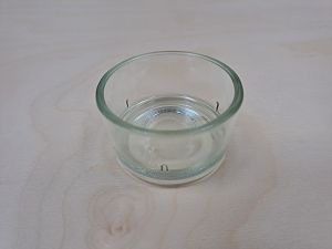 Teelichtglas, Höhe 25mm