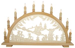 Schwibbogen Winterlandschaft 10-flg