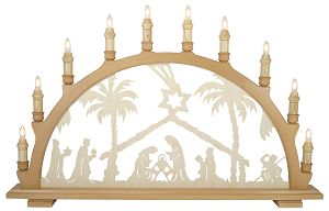 Schwibbogen Krippe 10-flg