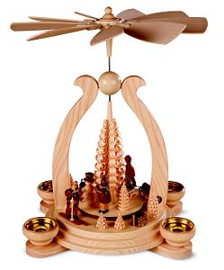 Müller Bogenpyramide Wintermotiv 1- stöckig, natur