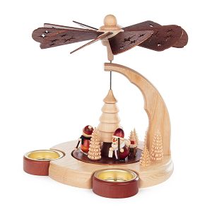 Teelichtpyramide Weihnachten