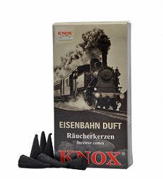 Knox Räucherkerzen Eisenbahnduft 