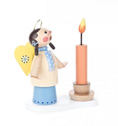 Räucherfigur Engelmädchen mit Kerze