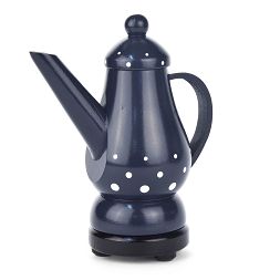 Räucherfigur Kaffeekanne in blau 